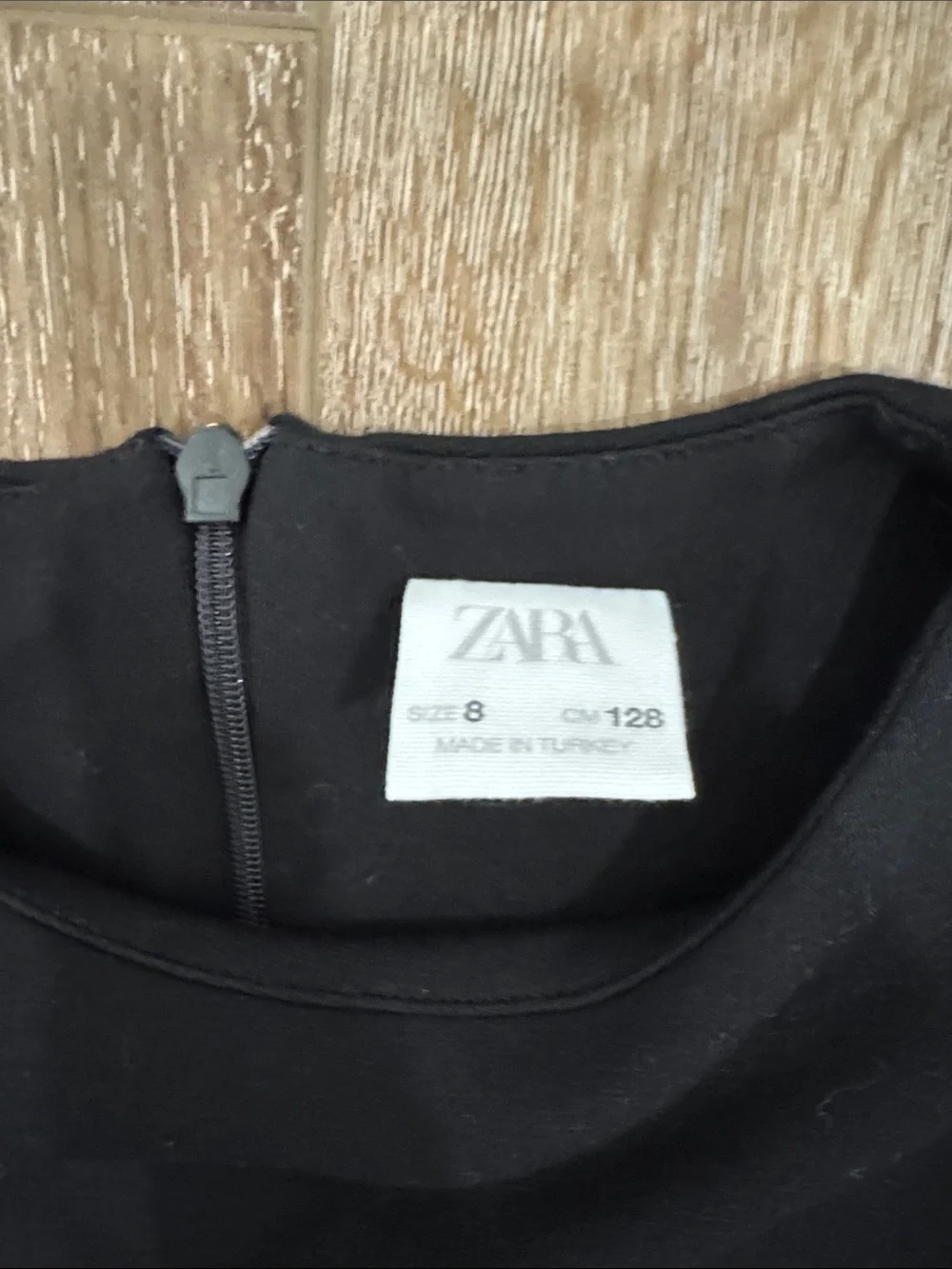 Zara Girls Black Romper with Decorative Bows